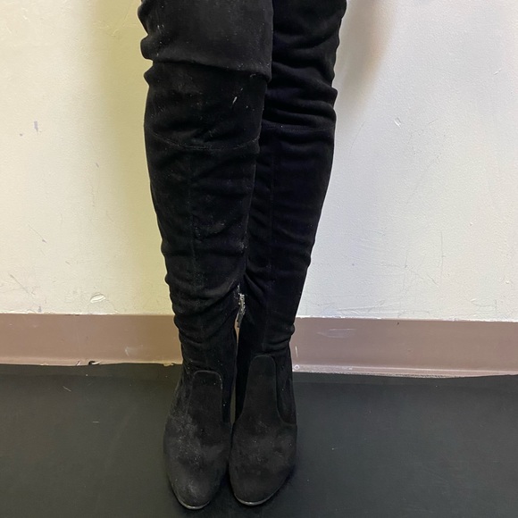 Sam Edelman Shoes - Thigh high black suede boots